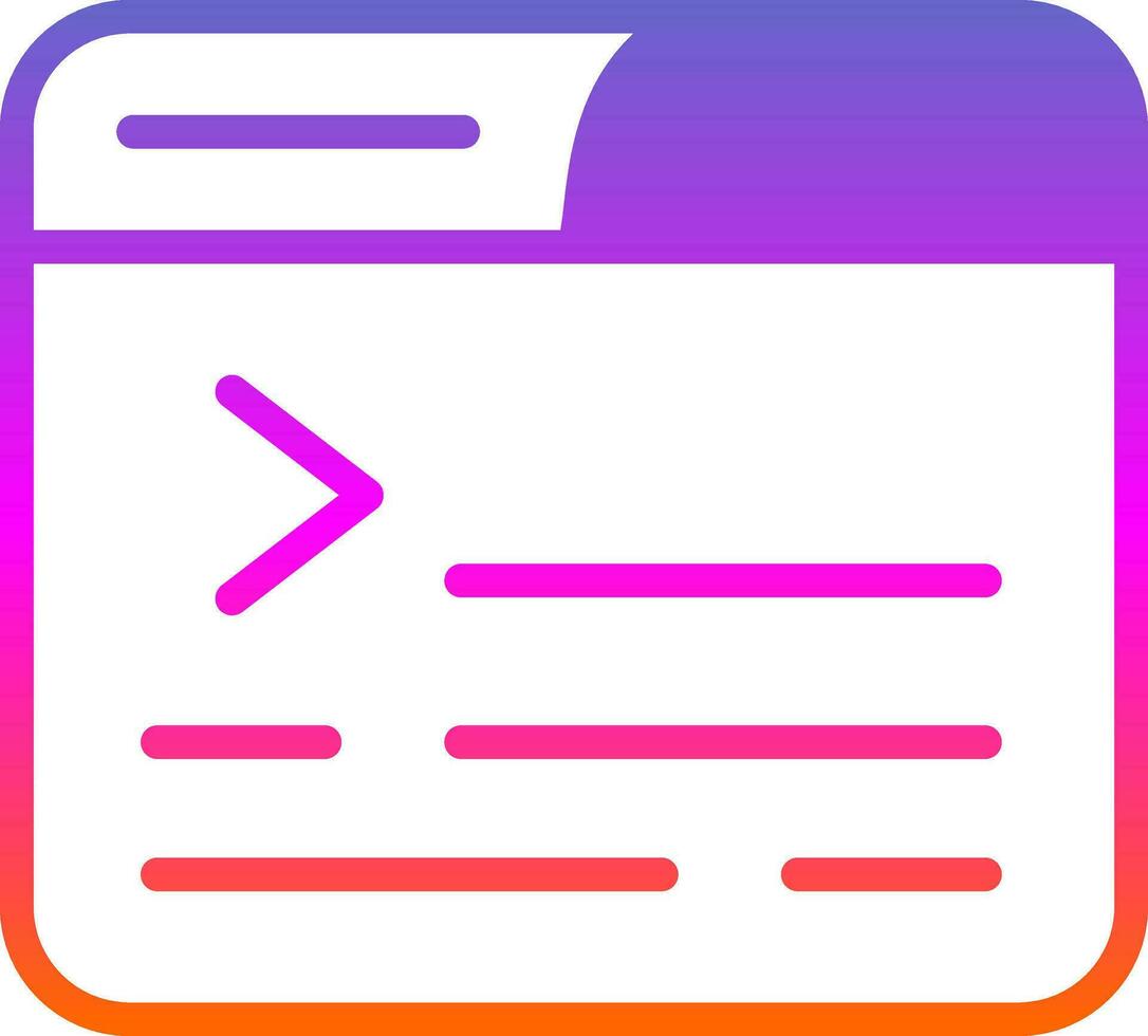 Terminal Vector Icon Design