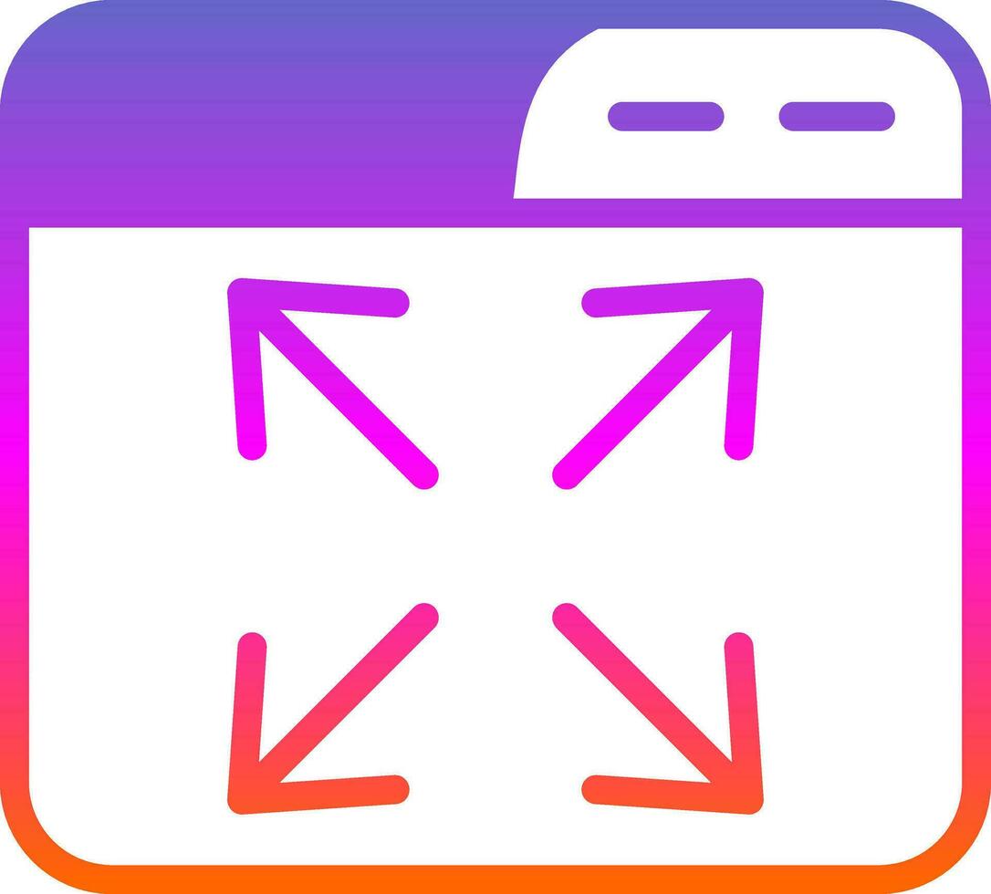Expand Vector Icon Design