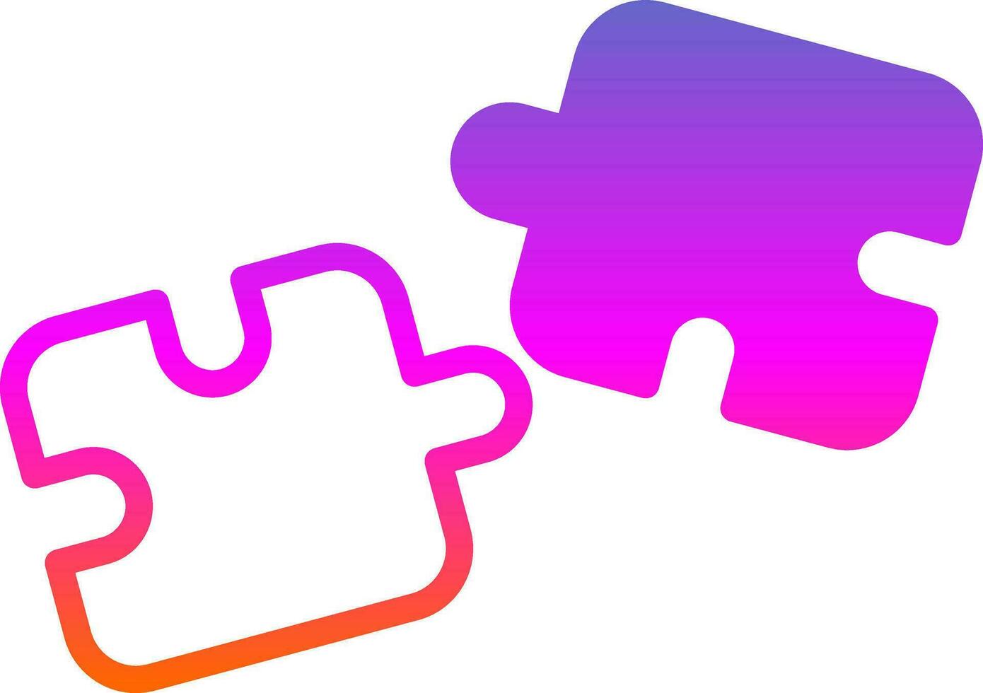 Puzzle Vector Icon Design