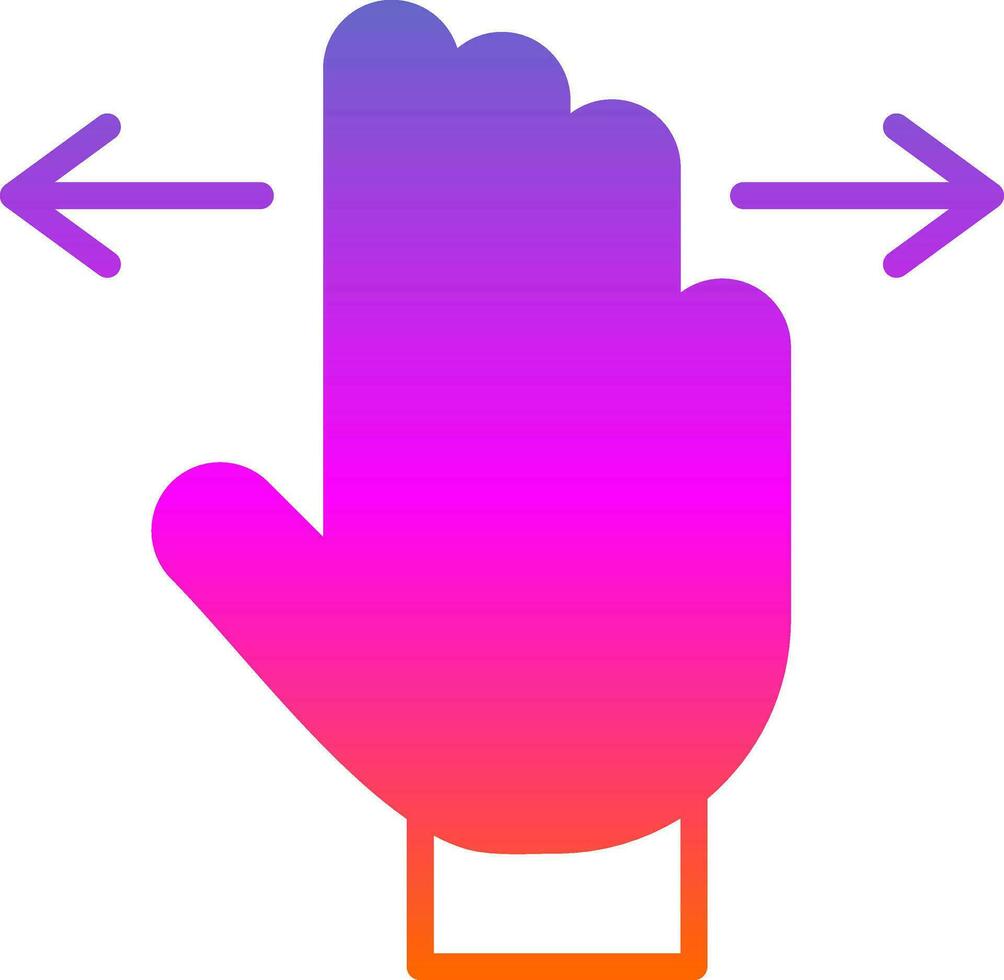 Swipe Vector Icon Design