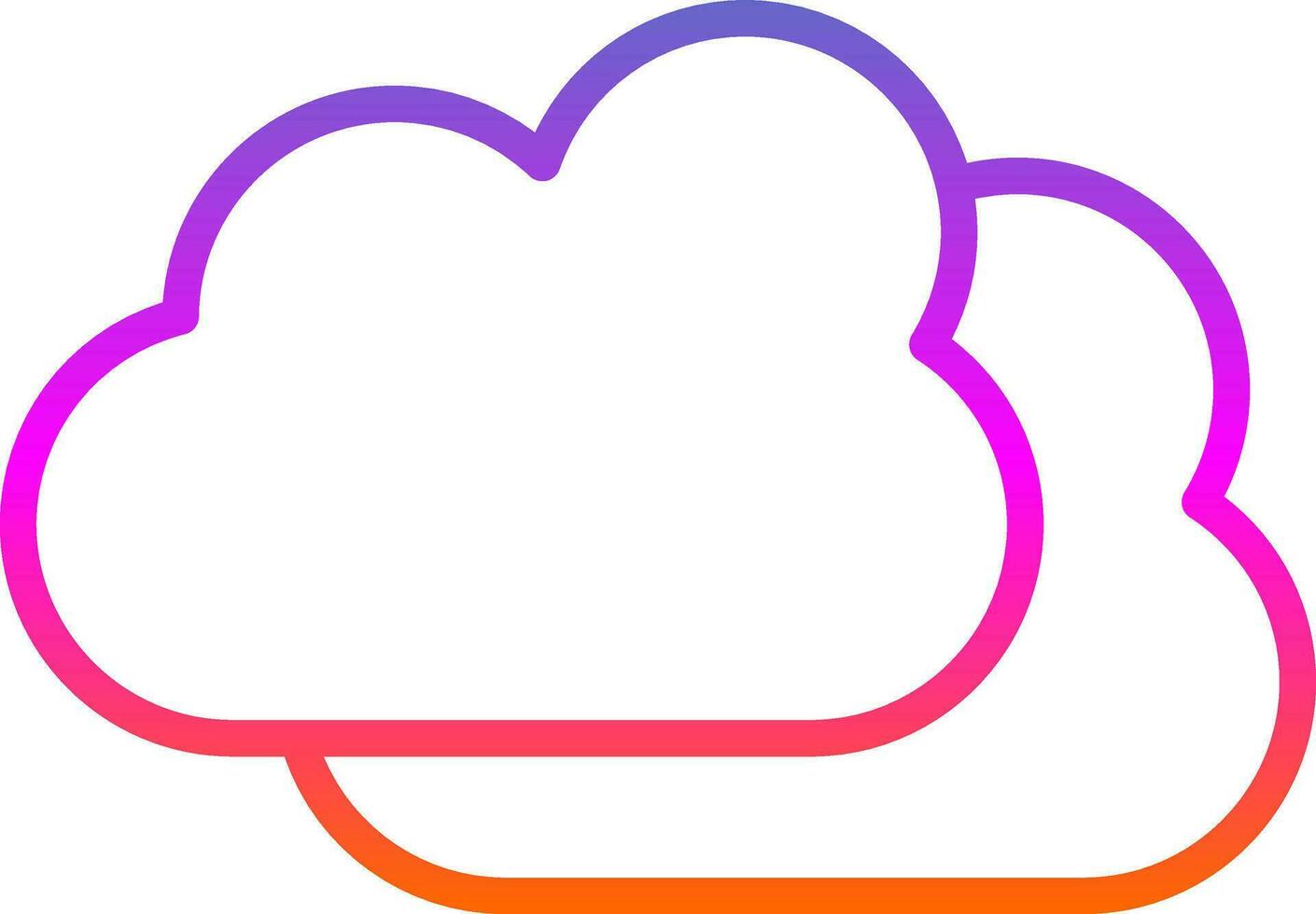 Cloud Vector Icon Design