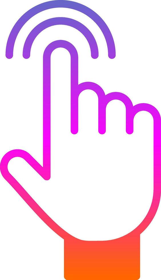 Tap Vector Icon Design