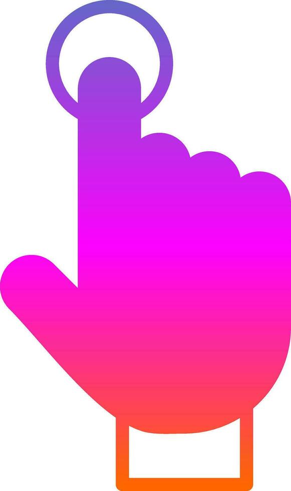 Tap Vector Icon Design