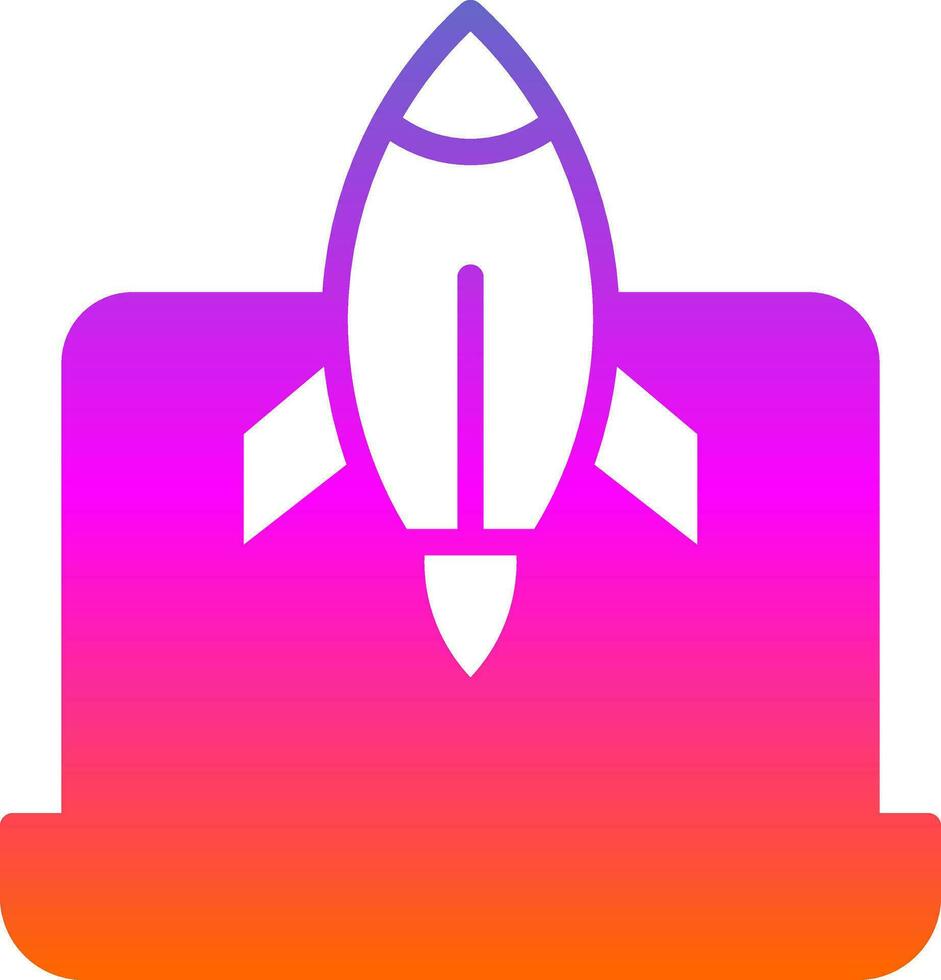 Rocket Vector Icon Design