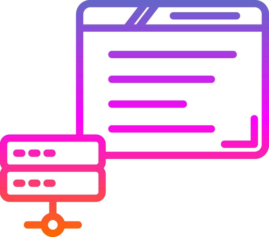 Web Hosting Vector Icon Design