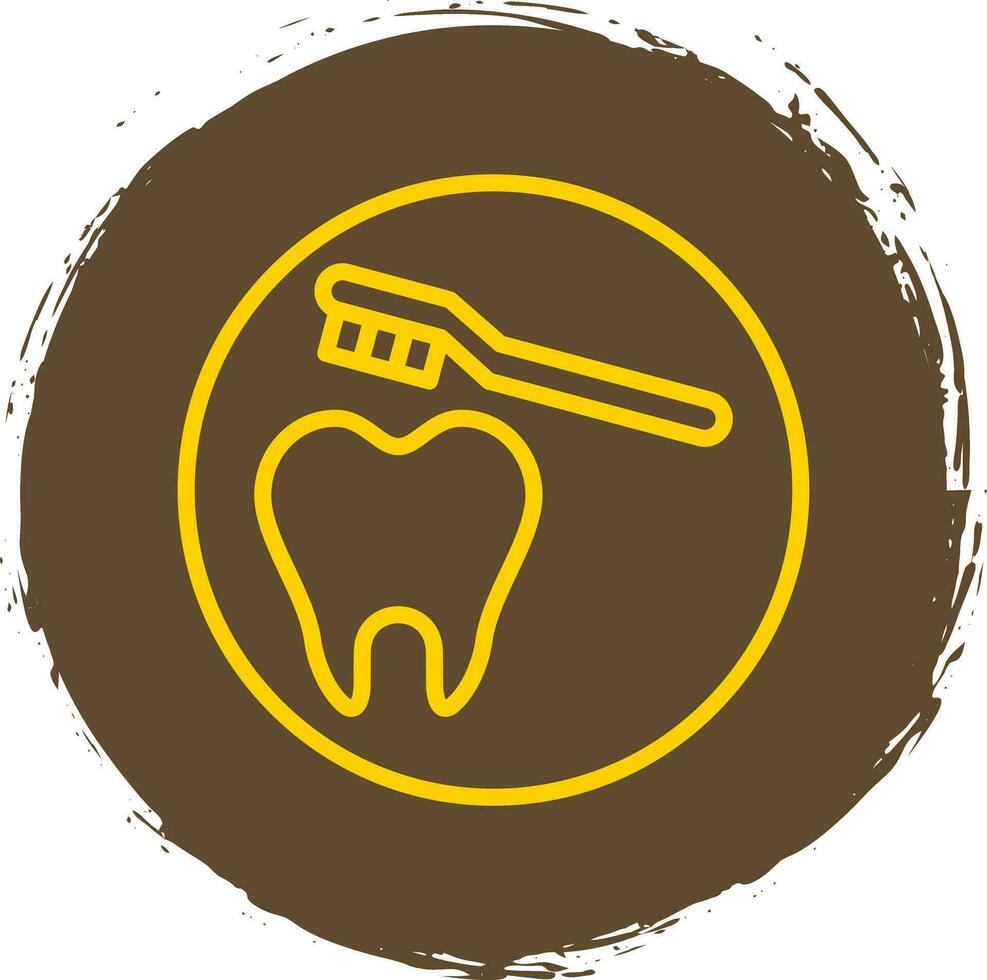 Cleaning Tooth Vector Icon Design
