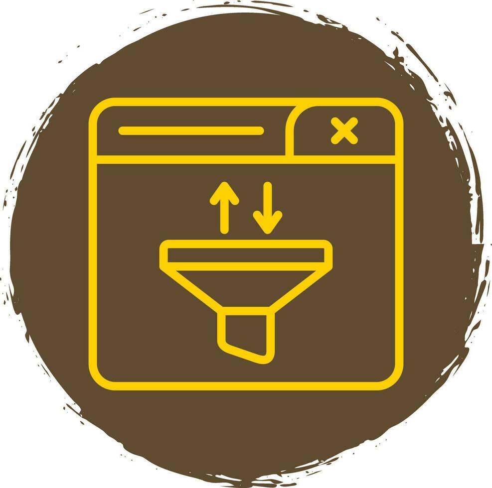 Funnel Vector Icon Design