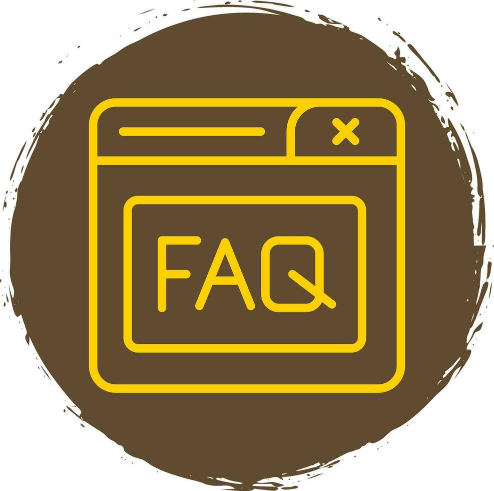 Faq Vector Icon Design