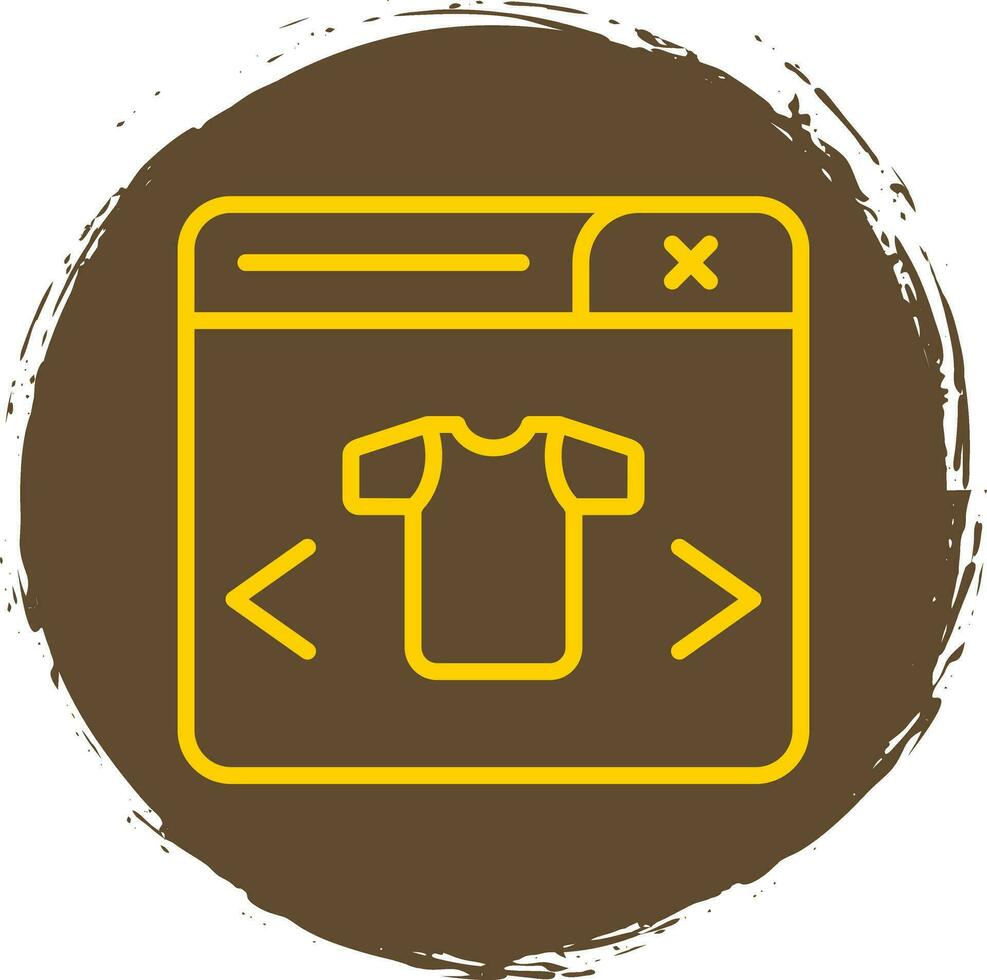 Clothing Store Vector Icon Design