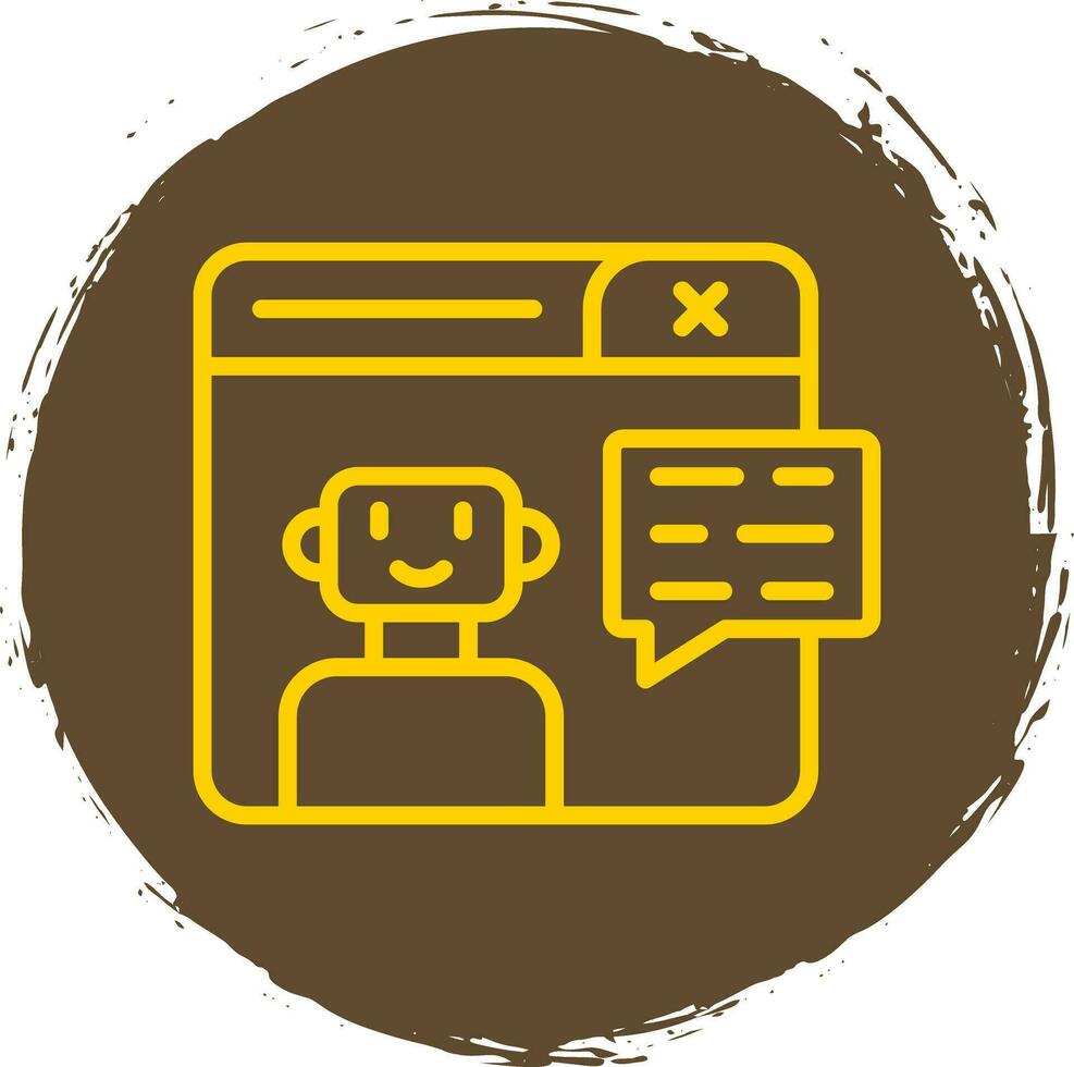 Chatbot Vector Icon Design