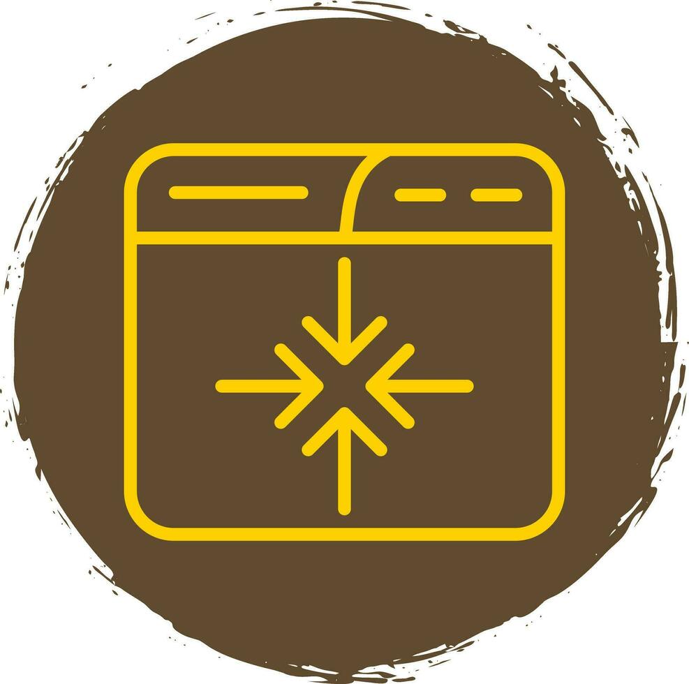 Minimize Vector Icon Design