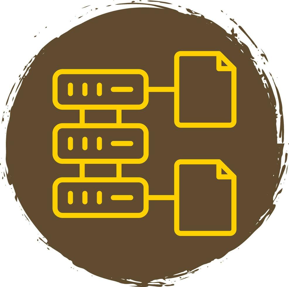 Database File Vector Icon Design