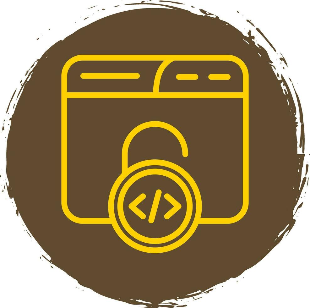 Unsecured Vector Icon Design