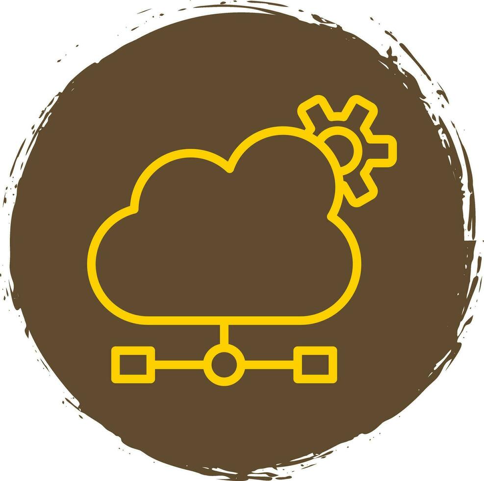 Cloud Computing Vector Icon Design