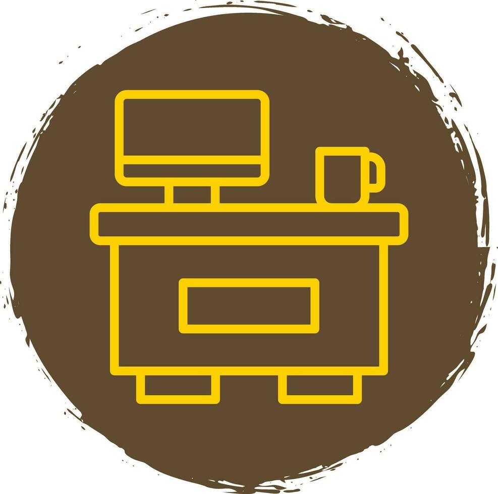 Information Desk Vector Icon Design
