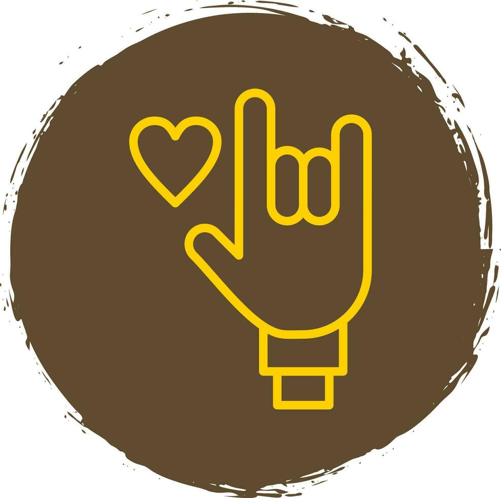 Rock On Vector Icon Design