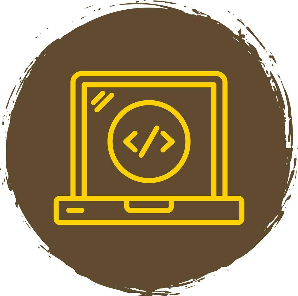 Web Coding Vector Icon Design