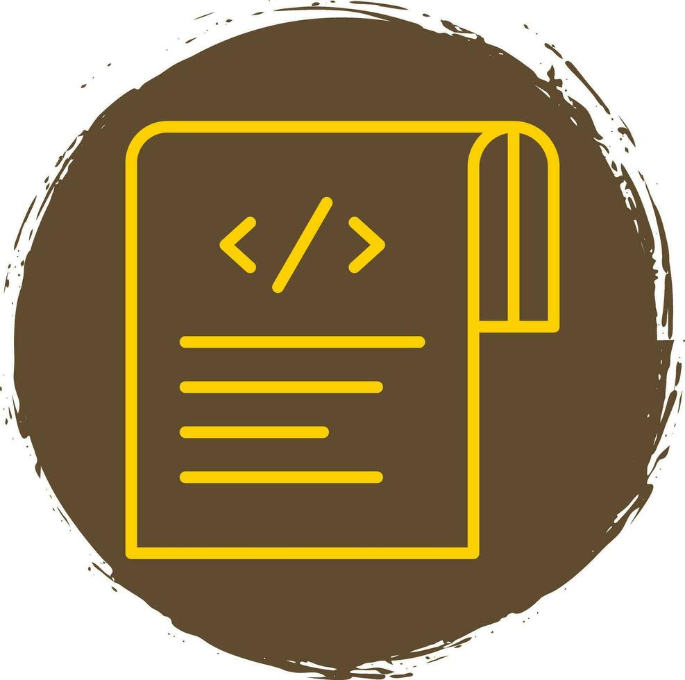 Coding Vector Icon Design