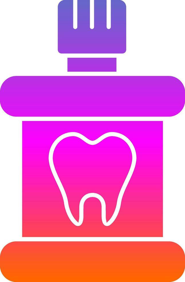 Mouthwash Vector Icon Design
