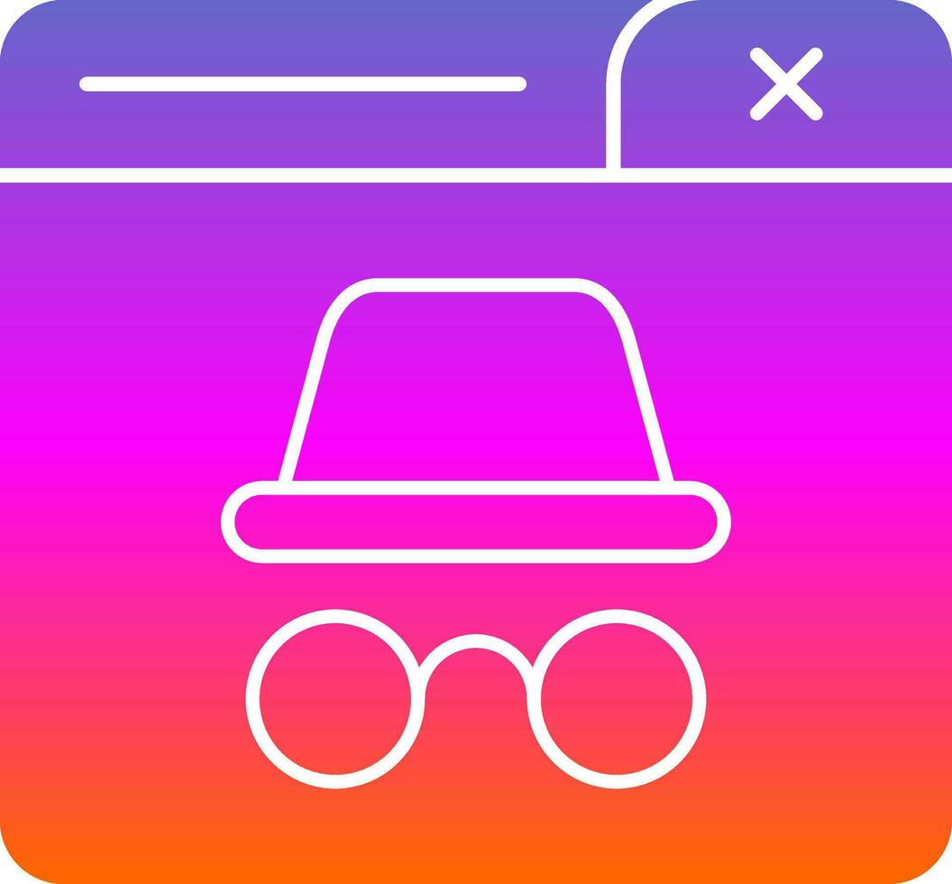 Incognito Vector Icon Design