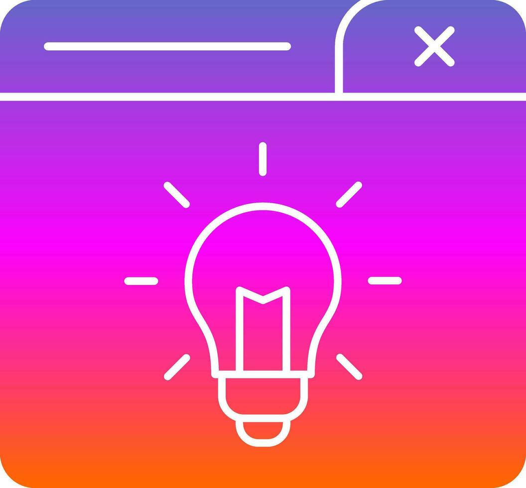 Lightbulb Vector Icon Design