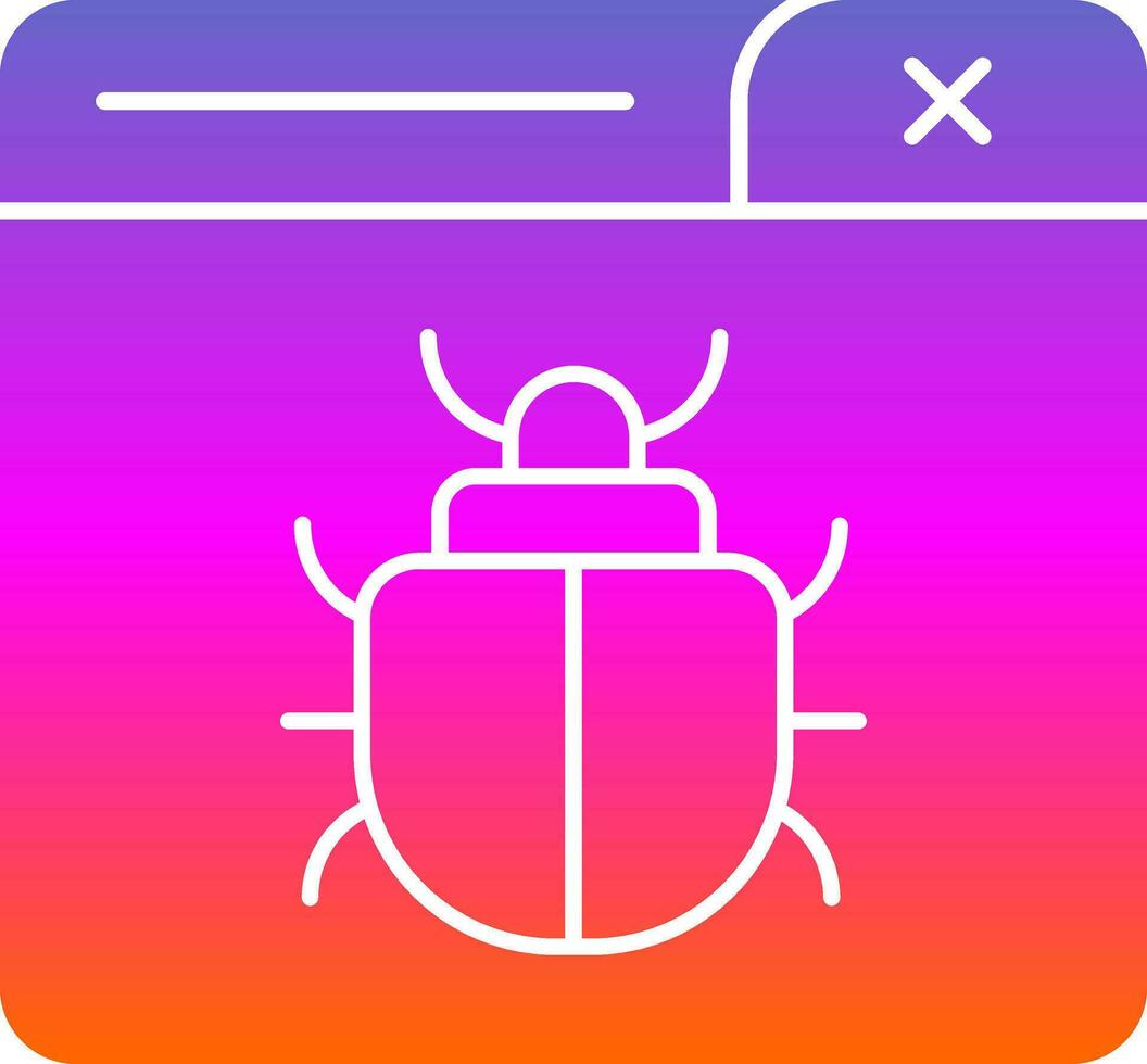 Bug Vector Icon Design