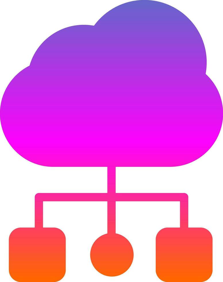 Cloud Computing Vector Icon Design