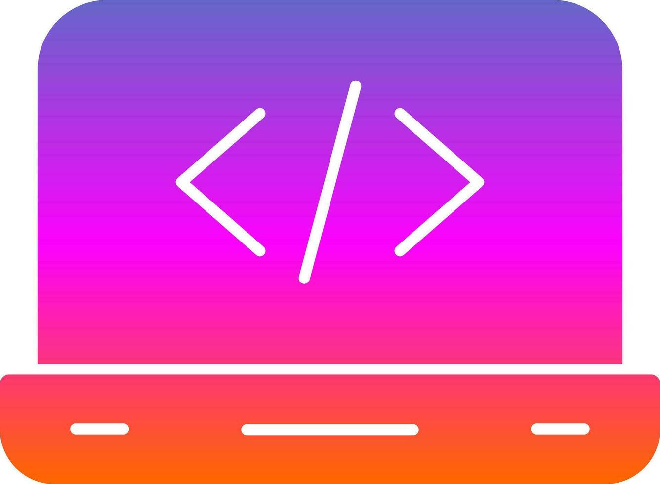 Coding Vector Icon Design