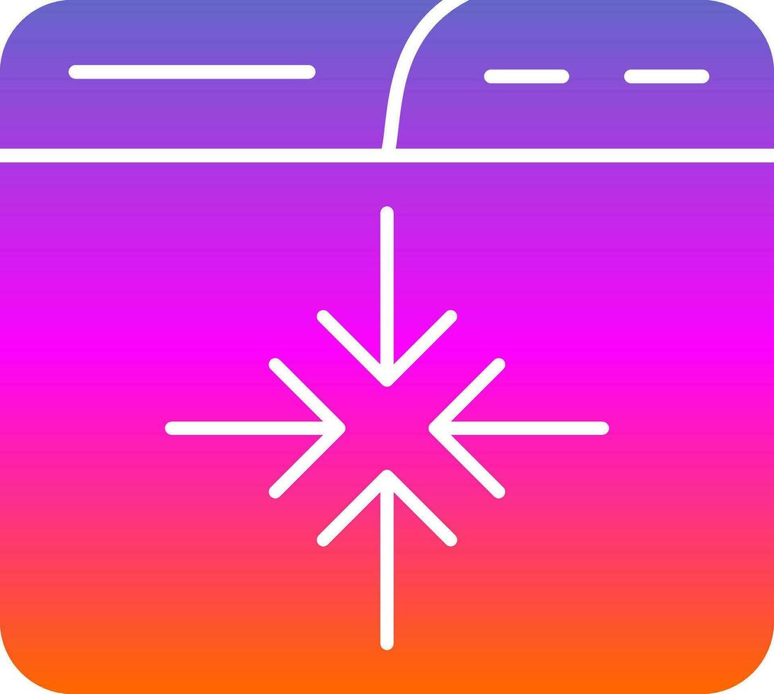 Minimize Vector Icon Design