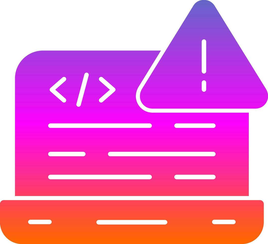 Error Vector Icon Design