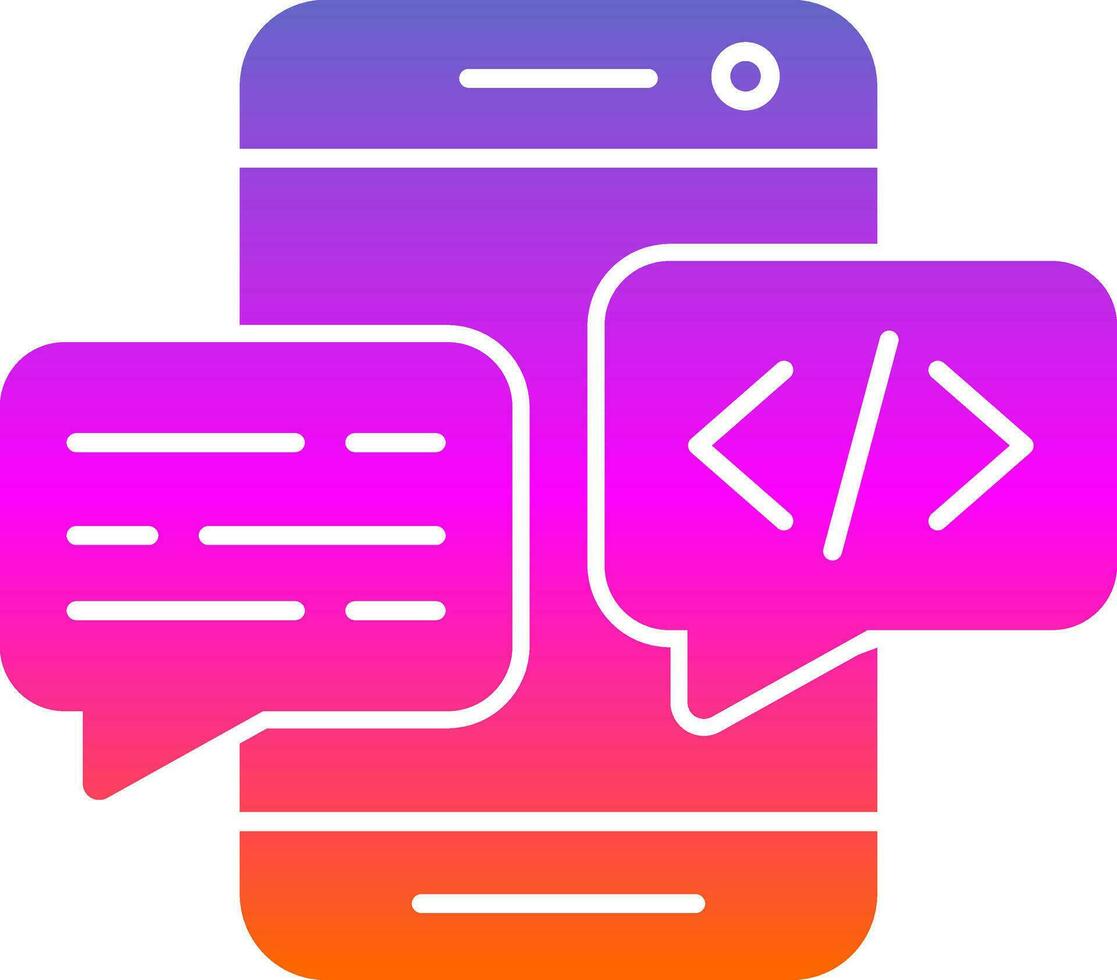 Conversation Vector Icon Design