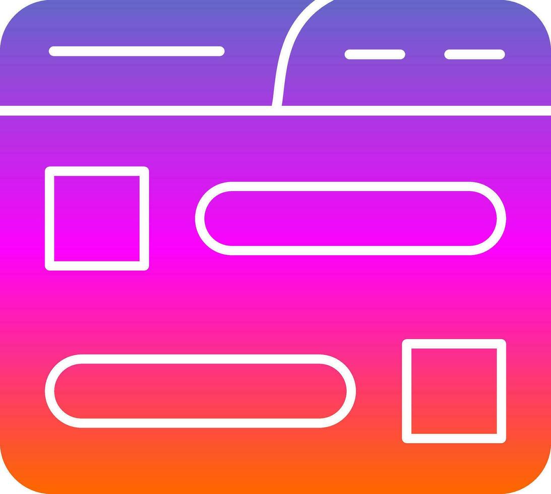 List Vector Icon Design
