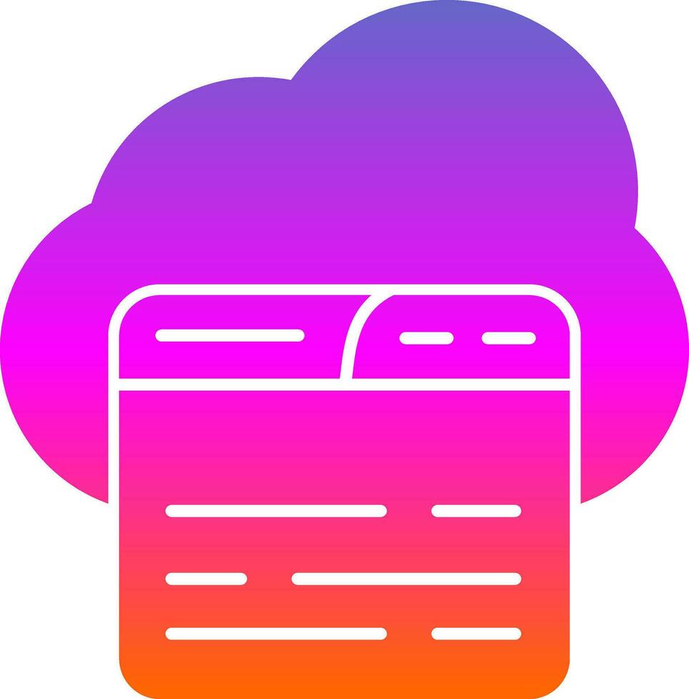 Cloud Vector Icon Design