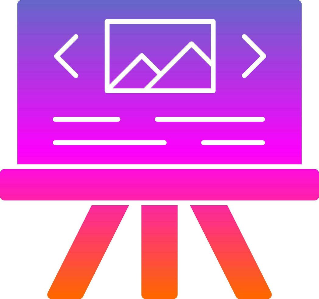 Slide Show Vector Icon Design