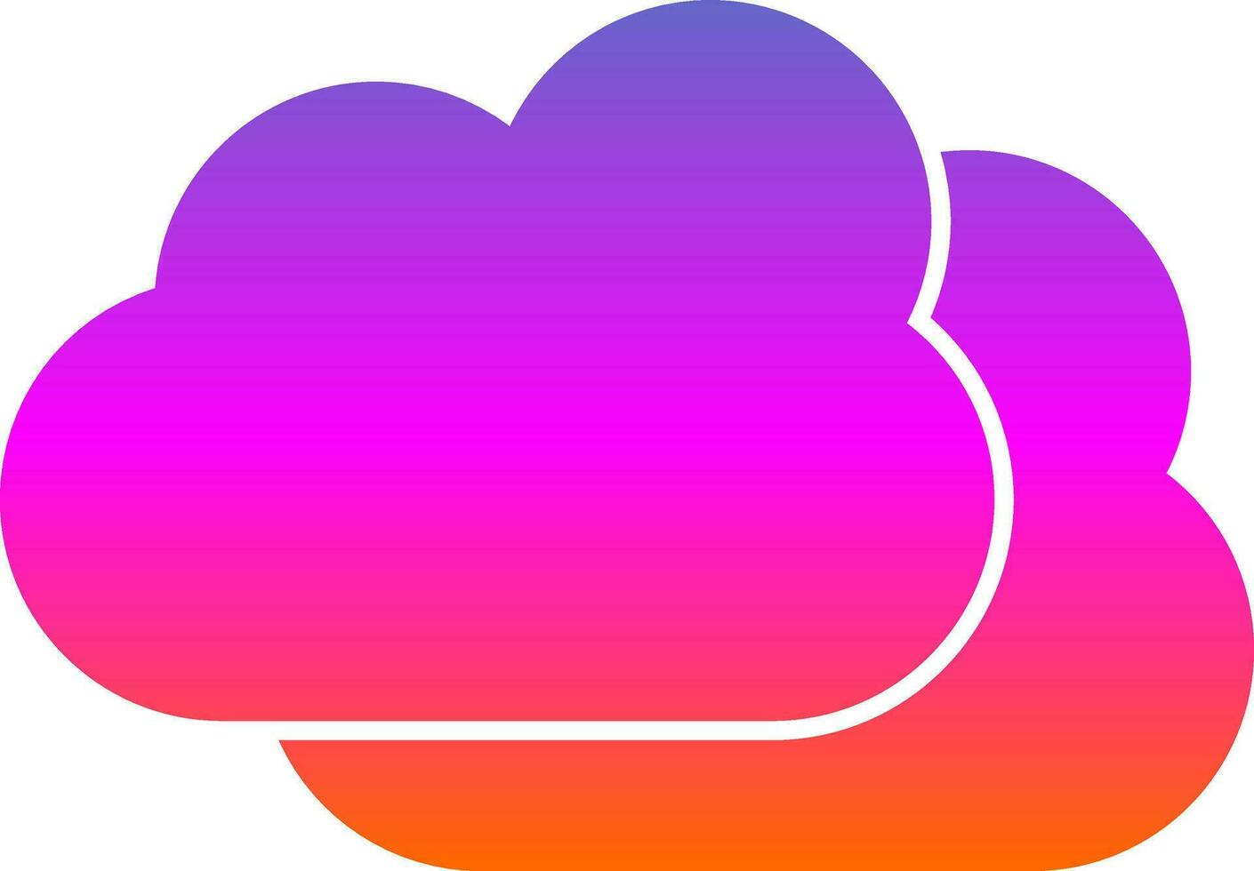 Cloud Vector Icon Design