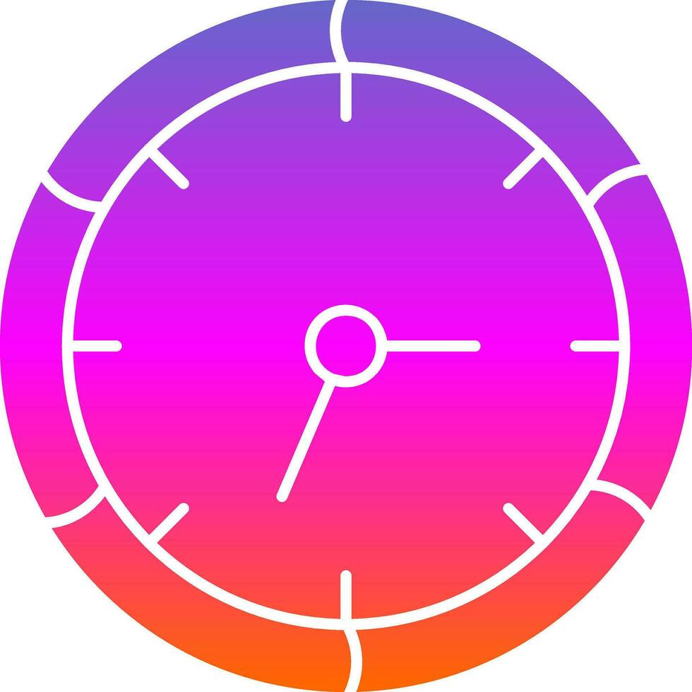 Clock Time Vector Icon Design
