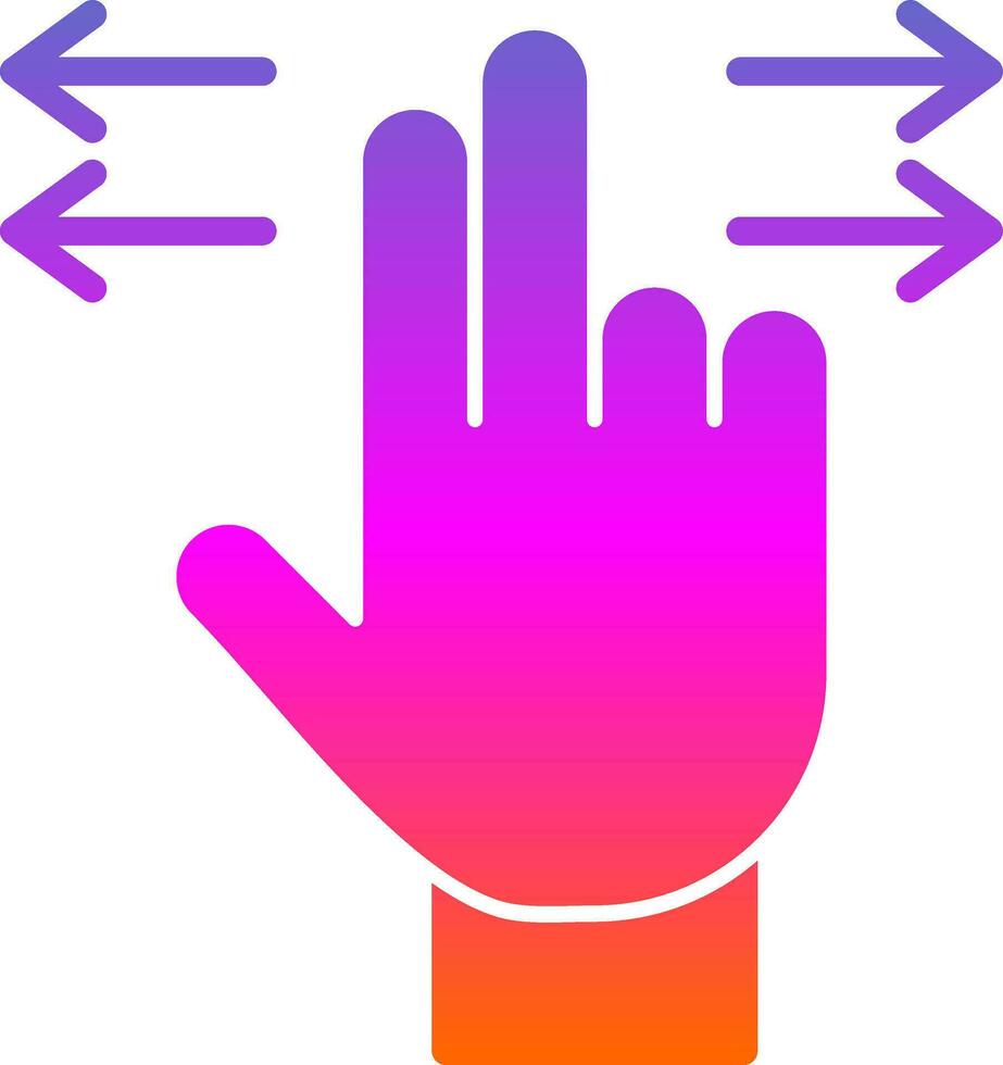 Swipe Vector Icon Design