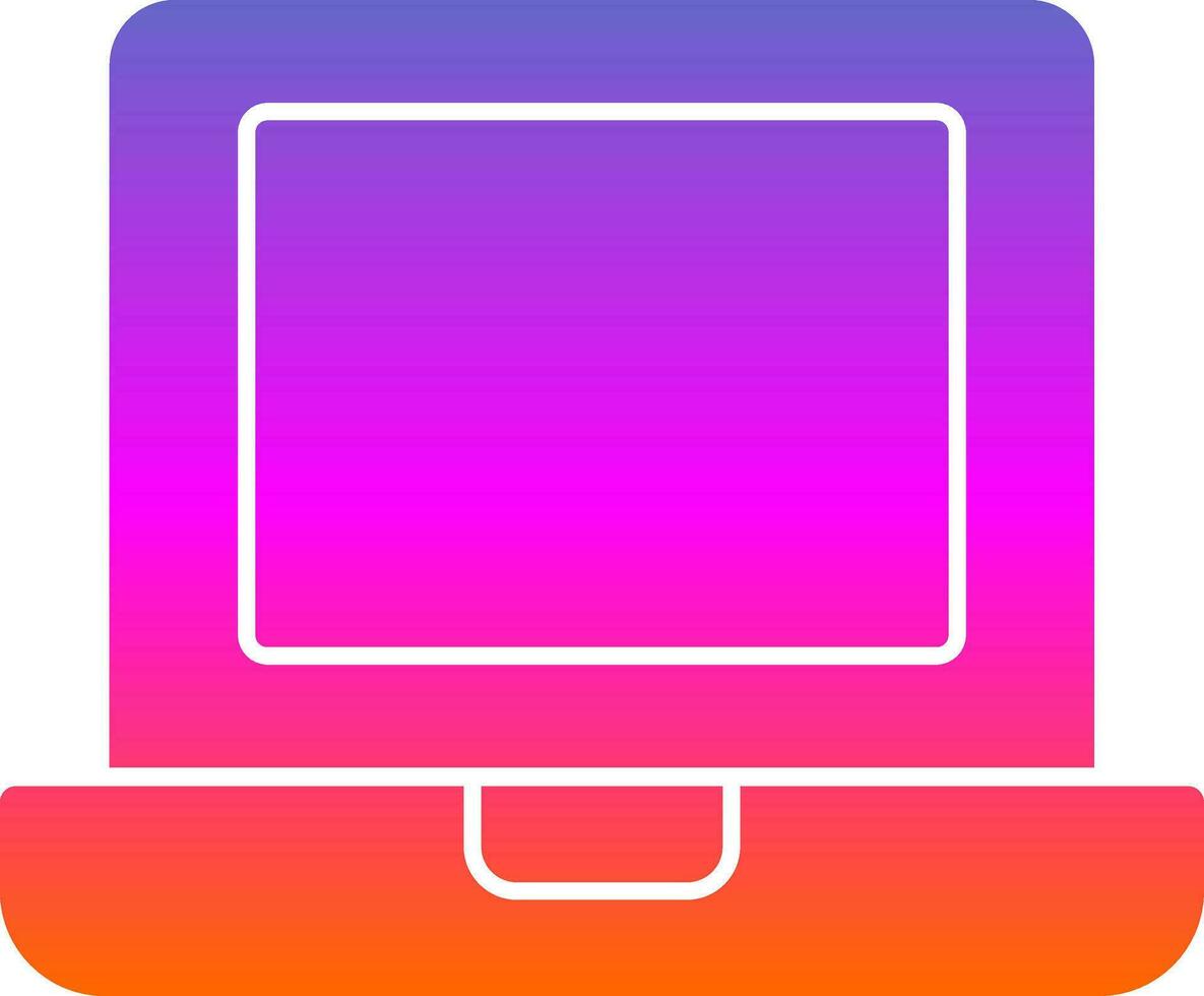 Laptop Vector Icon Design