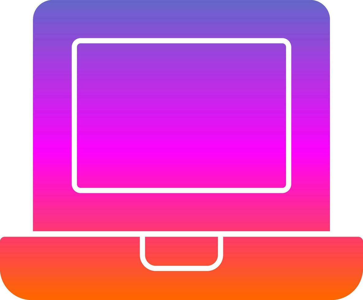 Laptop Vector Icon Design