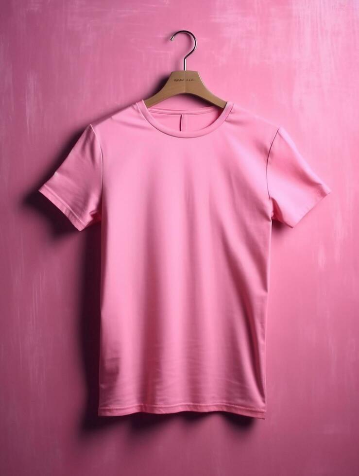 Blank T shirt photo for mockup design