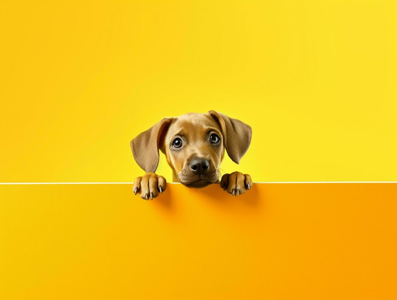 Isolated Beautiful pet portrait of dog photo
