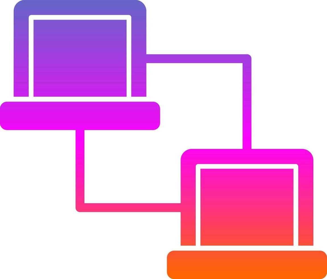 Local Network Vector Icon Design