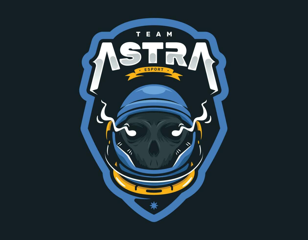 Professional Esports Logo Template for Game Team or Gaming Tournament vector