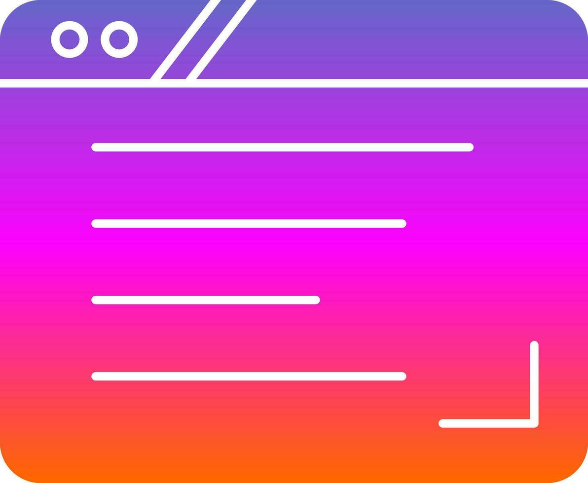 Browser Vector Icon Design