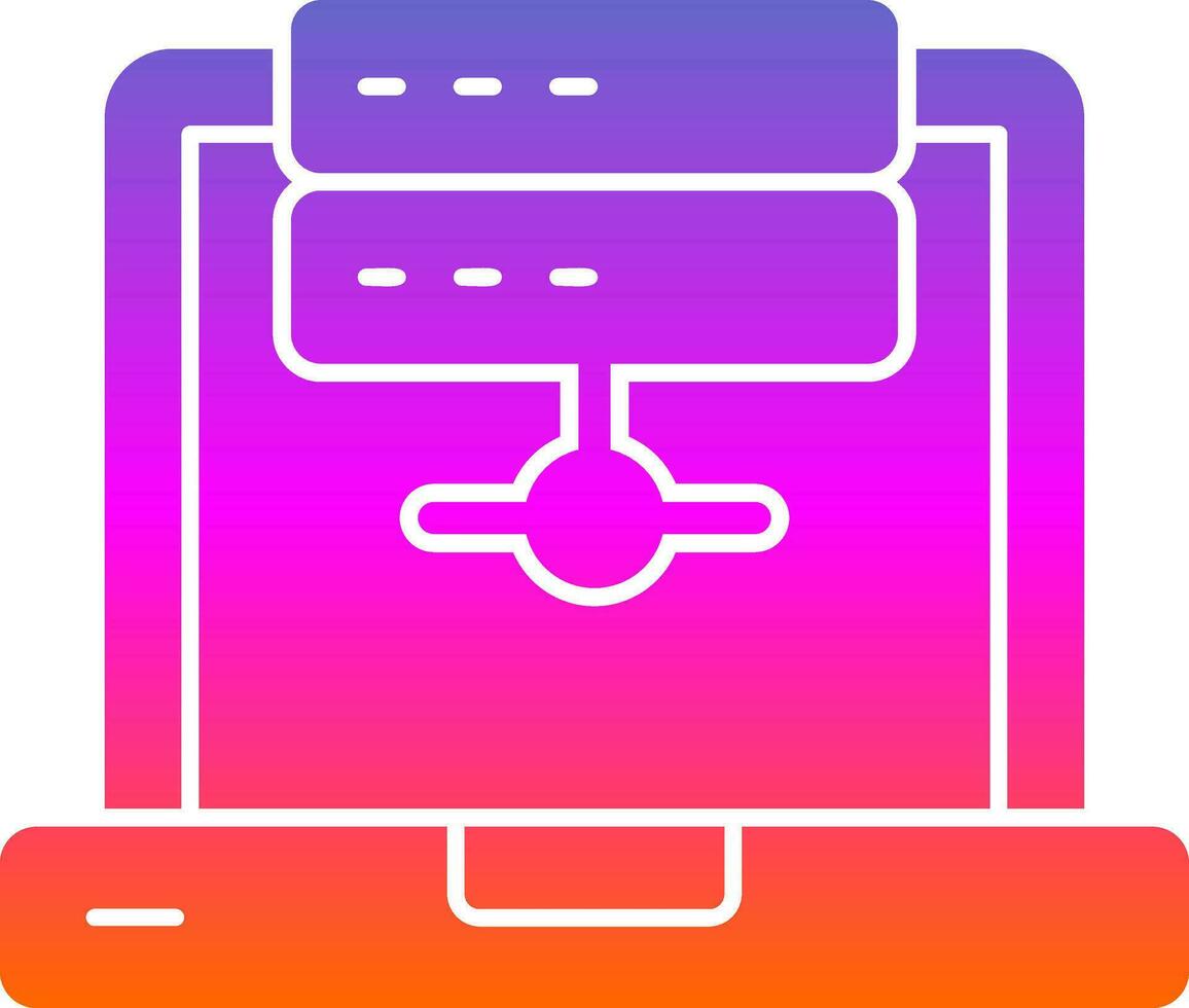 Server Vector Icon Design
