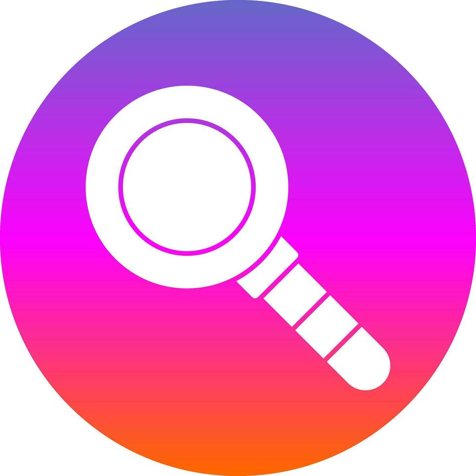 Magnifying Glass Vector Icon Design