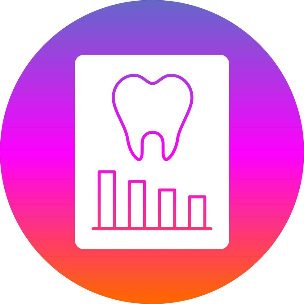 Dental Record Vector Icon Design