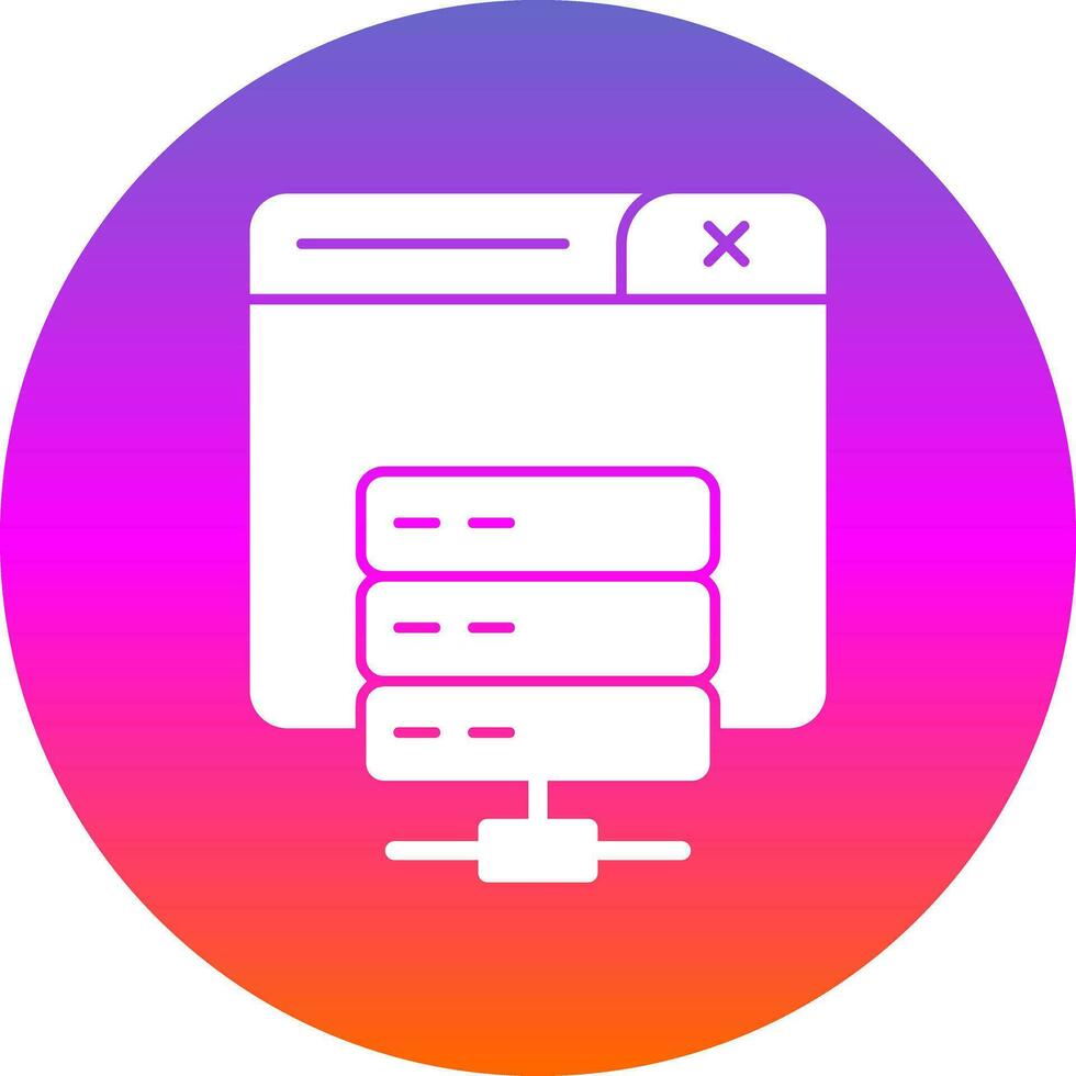 Server Vector Icon Design