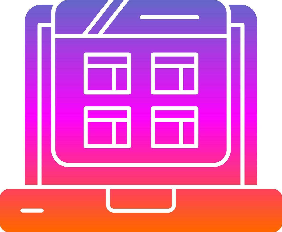 Website Vector Icon Design