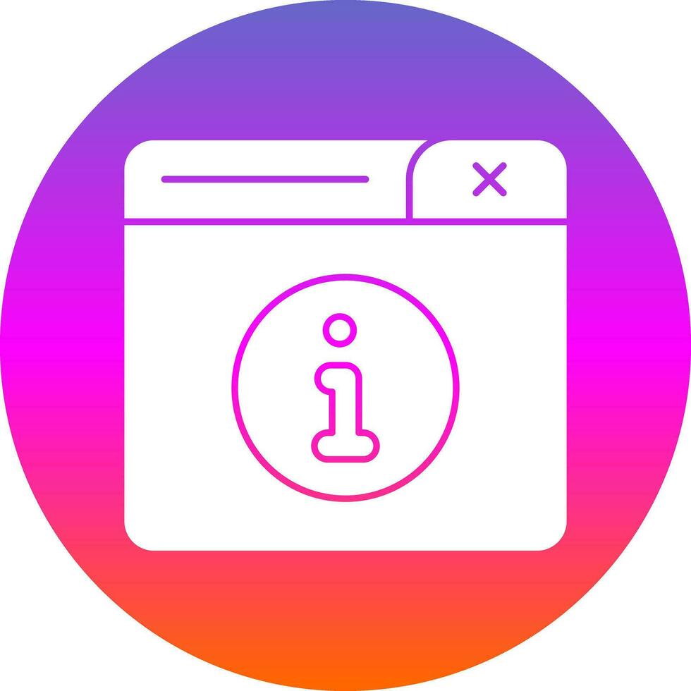 Information Symbol Vector Icon Design